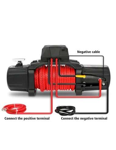 Treuil electrique X-BULL 6134Kg 12v IP67 corde