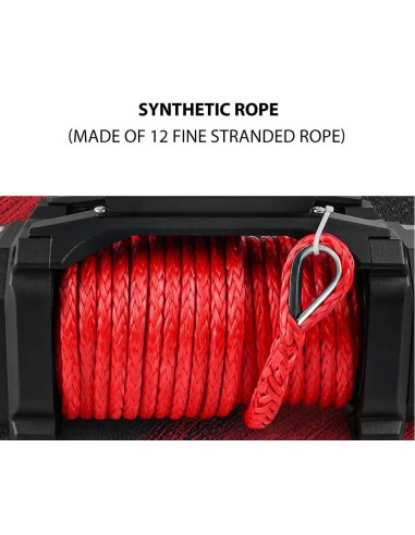 Treuil electrique X-BULL 6134Kg 12v IP67 corde