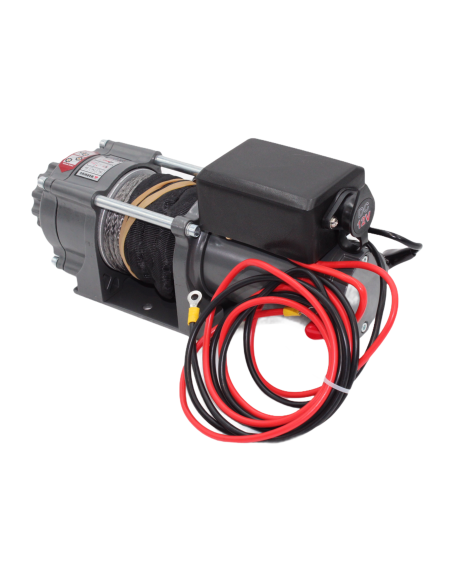 Treuil Electrique Runva 1134 kg 24v corde synthetique rouge