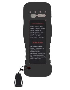 Emetteur pour commande sans fil treuil Runva ADV 2