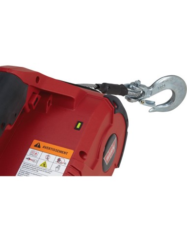 Treuil PullZall sans fil levage et traction 450KG avec 2 batteries