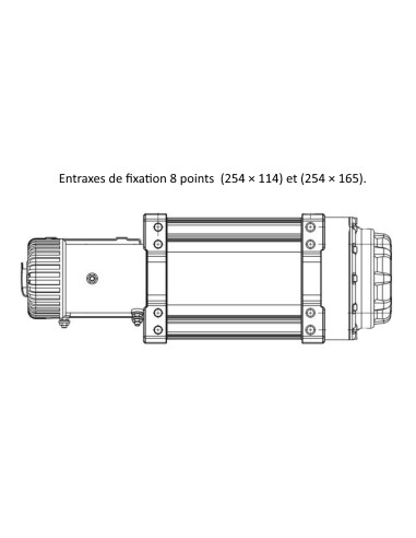 Treuil électrique Superwinch Tiger Shark 18000 8615kg Cable