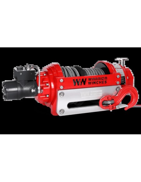 Treuil Hydraulique Industriel Warrior 8165kg corde synthétique