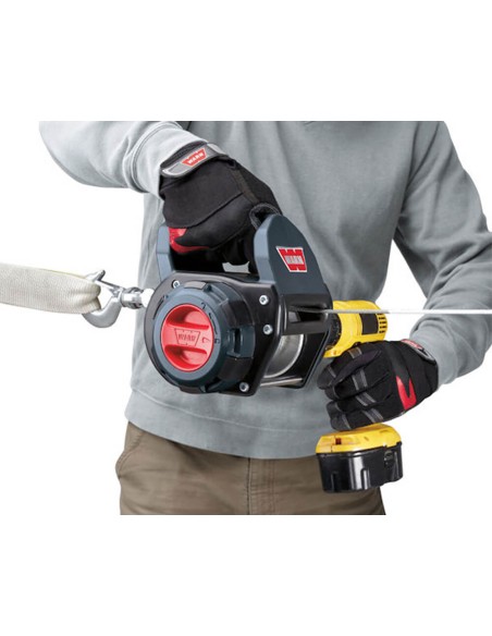 Treuil électrique Warn Drill Winch 340kg Corde synthétique