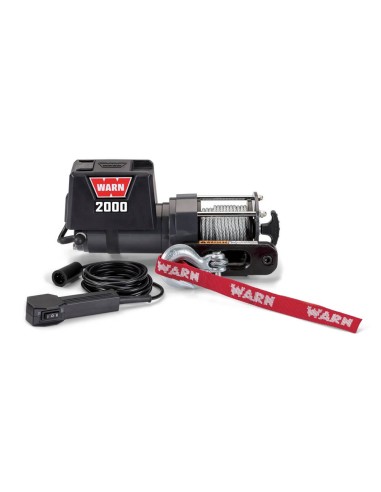 Treuil électrique Warn DC2000 907kg Câble acier