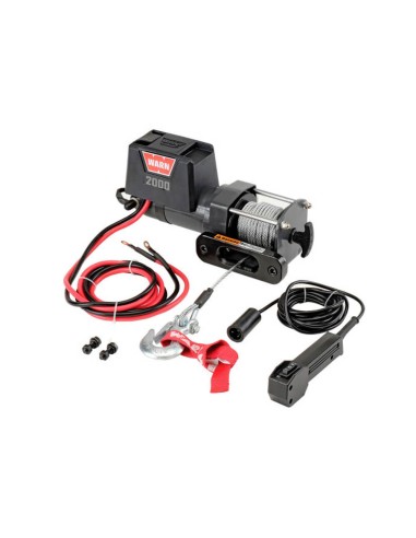 Treuil électrique Warn DC2000 907kg Câble acier