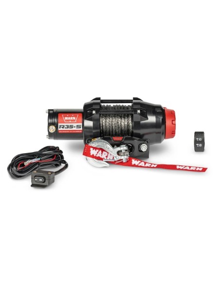 Treuil électrique Warn R35 1588kg Corde synthétique