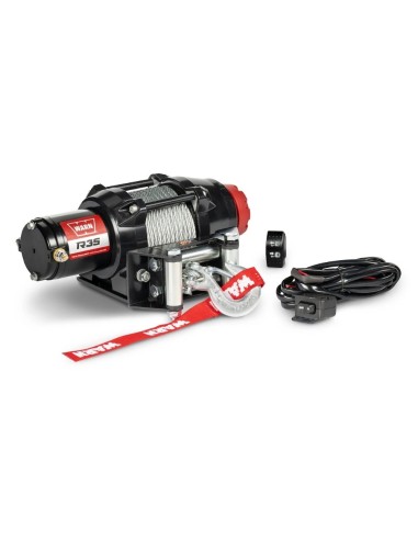 Treuil électrique Warn R35 1588 kg Câble d'acier