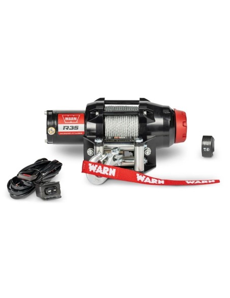 Treuil électrique Warn R35 1588 kg Câble d'acier