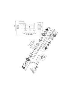 Barre transversal Ewb20000 diam 18 Long 219