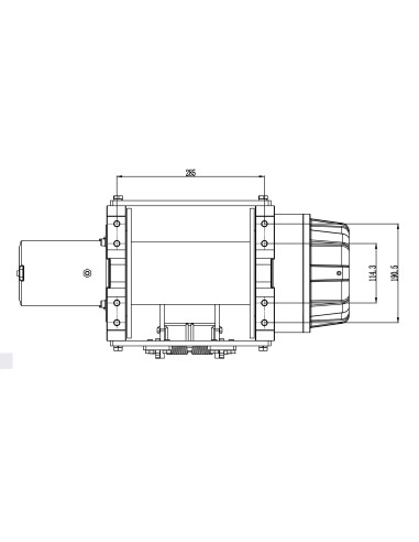 Treuil Electrique Runva 14969kg 24v presse cable