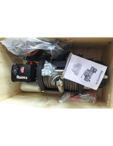 Treuil Electrique Runva 14969kg 24v presse cable