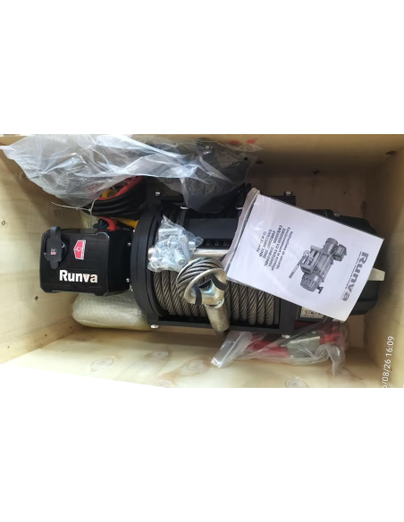 Treuil Electrique Runva 14969kg 24v presse cable