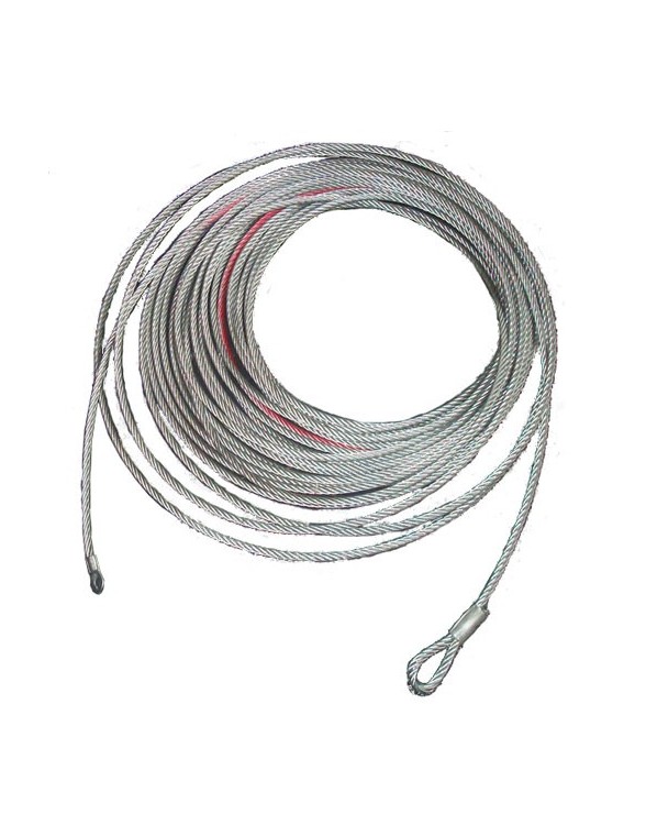 Cable acier pour treuil 9.2 mm x 26m