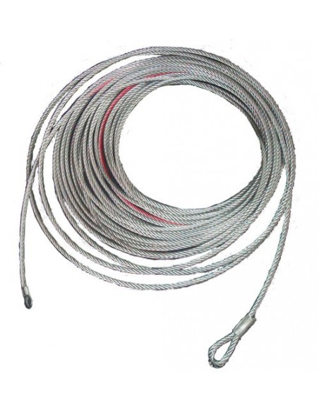 Cable acier pour treuil 9.2 mm x 26m