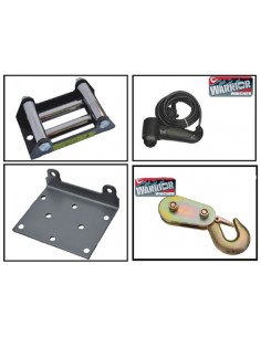 Treuil Electrique Warrior Ninja 1134 kg 24v corde synthetique 2