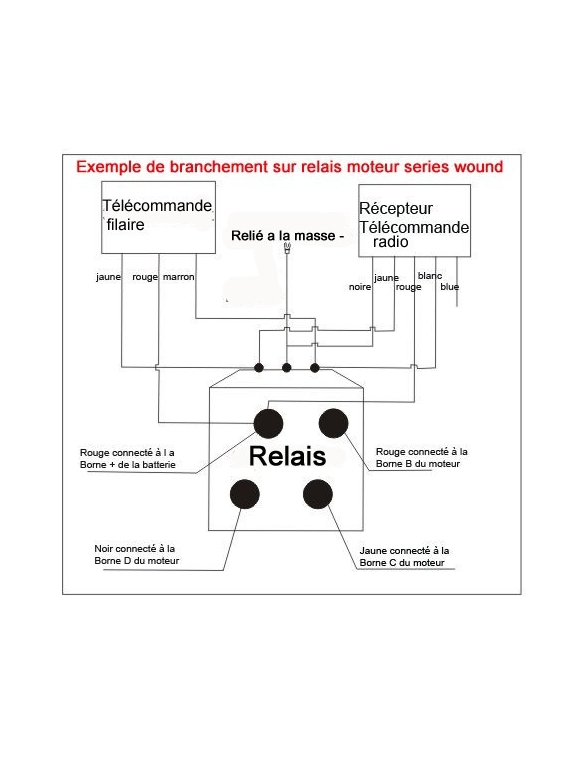 Telecommande Radio commande Warrior pour treuil 