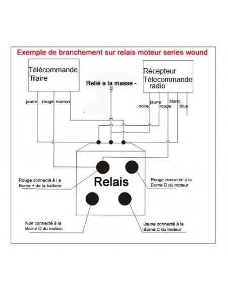 Telecommande Radio commande Warrior pour treuil 