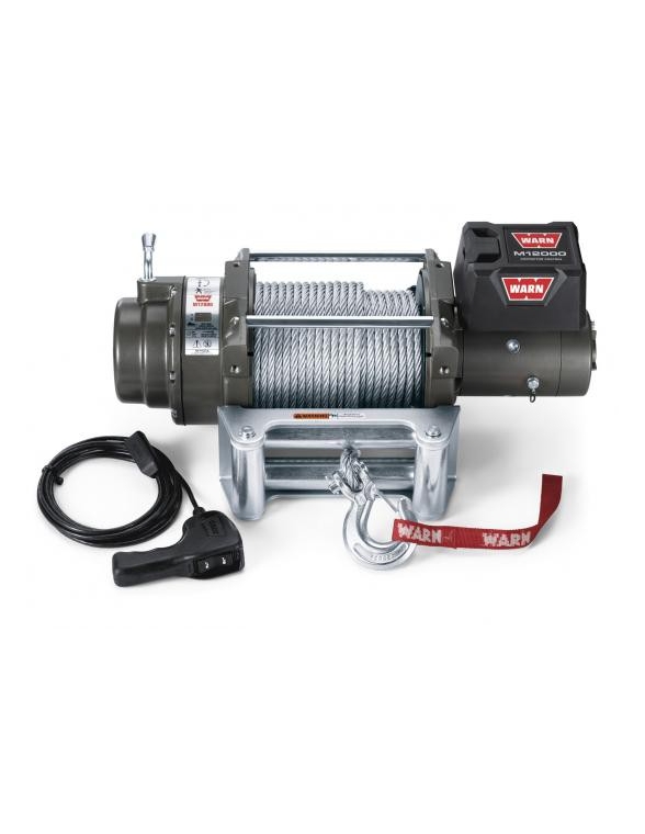 Treuil électrique 12v WARN 3700 DC avec une capacité de halage de 1680