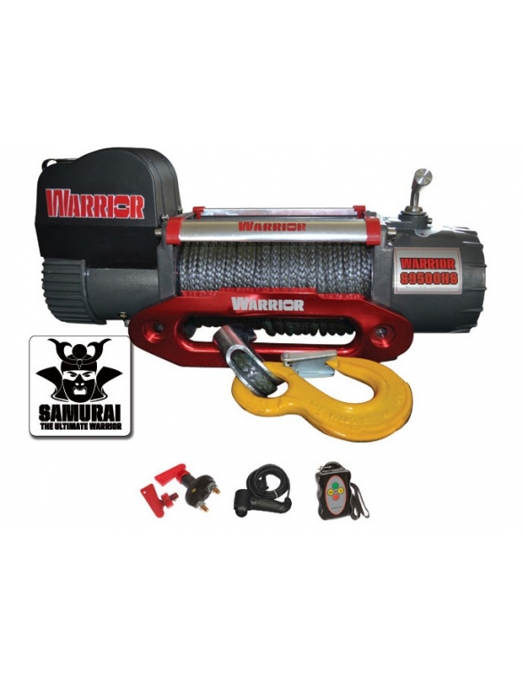 Treuil Electrique Warrior Samurai 4309kg 12v HV corde Syntethique
