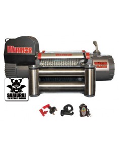 Treuil Electrique Warrior Samurai 4309kg 12v Corde synthétique 