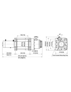 TREUIL industriel DV18 COMEUP 8181KG 24v 2