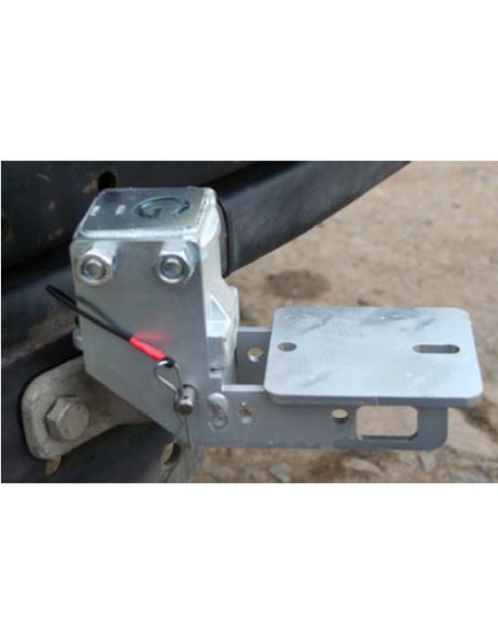 Platine démontable boule attelage Treuil maxi 2.7T