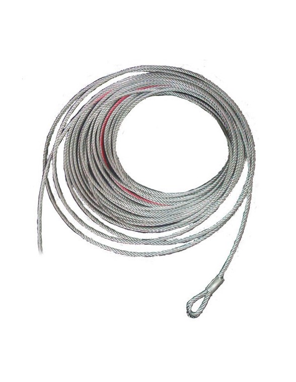 Cable acier pour treuil 9000kg 12mm x 26m