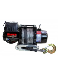 Treuil Electrique Spartan 2722 Kg 12v avec  30m de corde synthétique