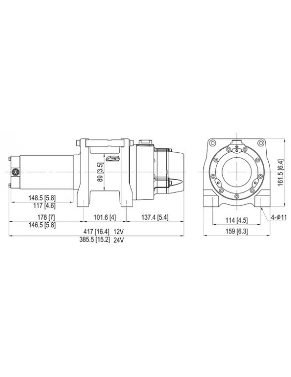 ComeUp GTD 1200 levage 550 kg 24 Volts