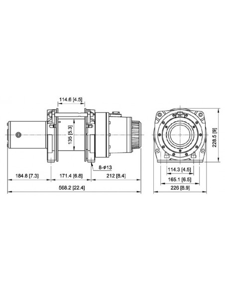 ComeUp GTD 2800 levage 1270kg 24 Volts