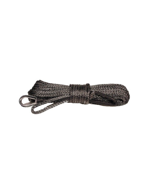 Corde synthétique pour treuil diam. 6mm long.15m