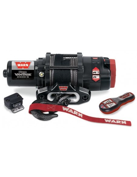 TREUIL Warn Pro Vantage 2500-S CE corde synthétique et télécommande