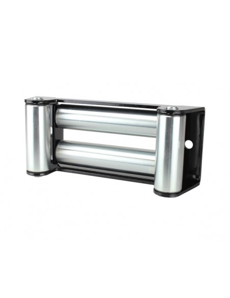 Galet de guidage a 4 voies treuil 4x4 noir Galet de guidage a 4 voies treuil 4x4 noir