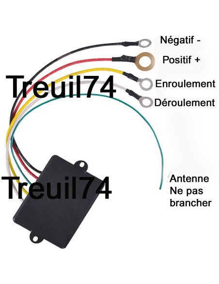 Radio commande Warrior Trident 12v/24v portée 40m