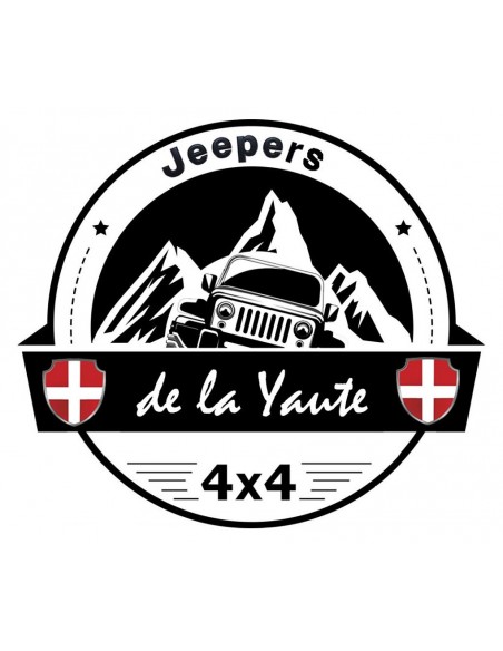 Sticker Jeepers de la Yaute diam 40cm