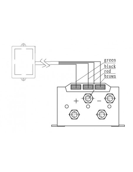 Radio commande Warrior Trident 12v/24v portée 50m