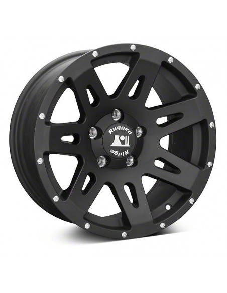 XHD Wheel 17x8.5 noire satinée Jeep Wrangler JK JL 5x127