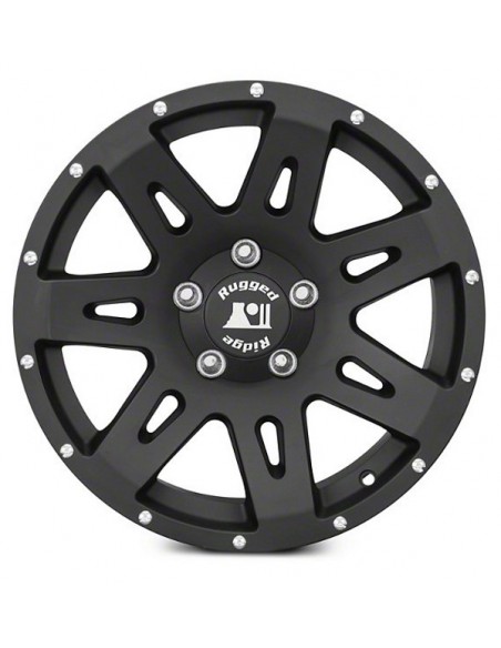 XHD Wheel 17x8.5 noire satinée Jeep Wrangler JK JL 5x127