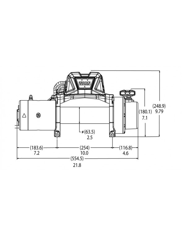 TREUIL Warn Tabor 12-S 5400 Kg 12 V
