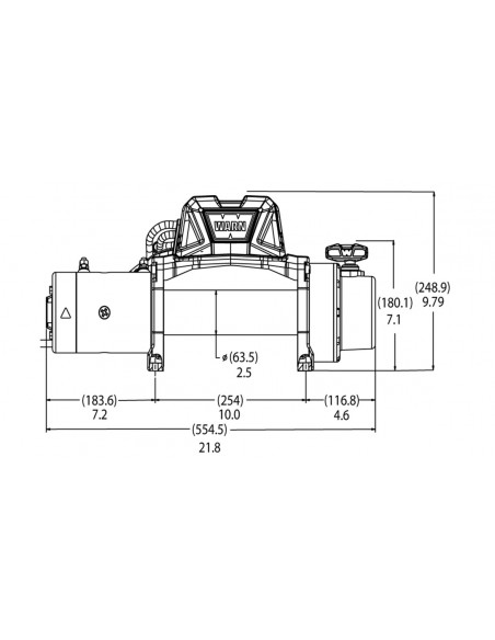 TREUIL Warn Tabor 12-S 5400 Kg 12 V