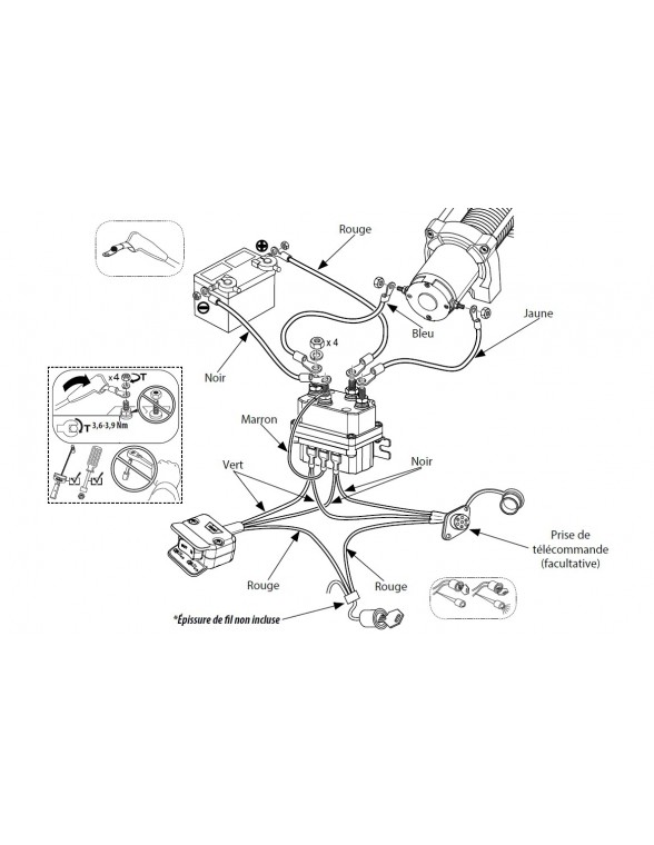 TREUIL Warn VRX 25-S 1134 kg corde synthétique