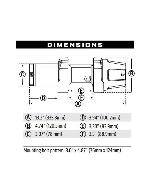 TREUIL Warn VRX 25 1134 kg 12volts
