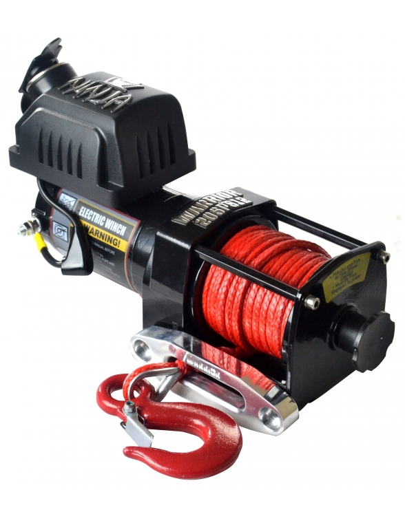 Treuil Electrique Warrior Ninja 907kg 12v corde synthétique