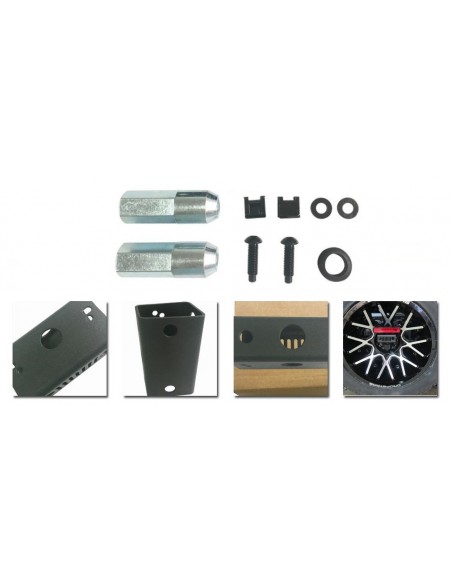 Support feux stop a monter sur la roue de secours Jeep JL