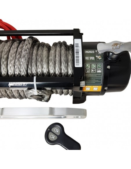 Treuil Electrique Kangaroowinch 5400Kg 12v telecommande corde synthétique