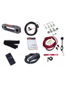 Treuil Warn AXON 45RC-S 2041Kg 12v corde synthétique 2
