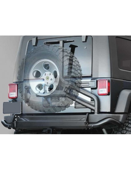 Support de roue de secoure Jeep Wrangler JK JKU 2007 2018