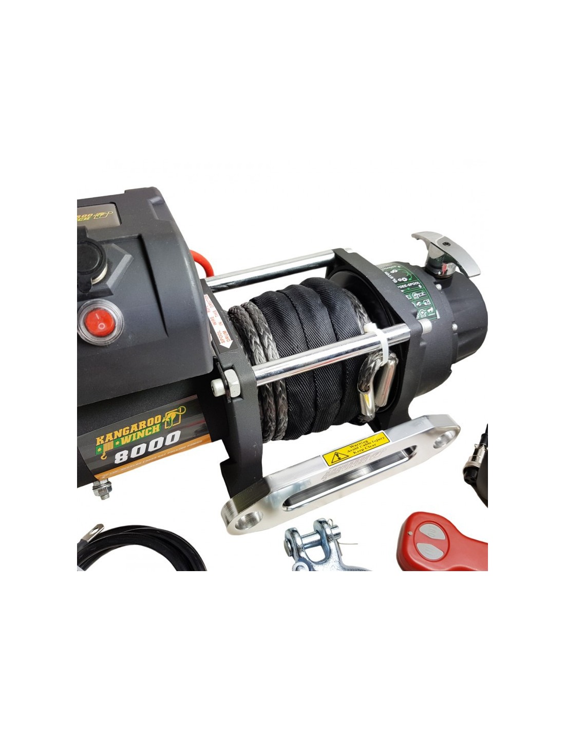 Treuil Electrique Kangaroowinch 3629 Kg 12v corde synthétique