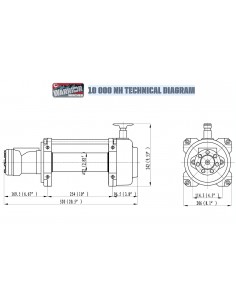 Treuil Hydraulique Warrior 4536kg  2